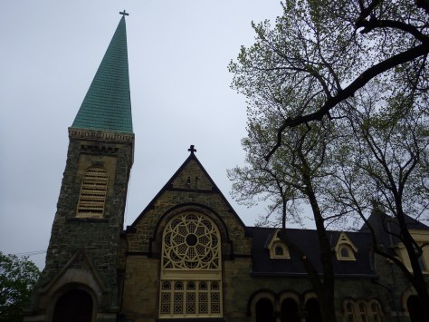 The green rock church