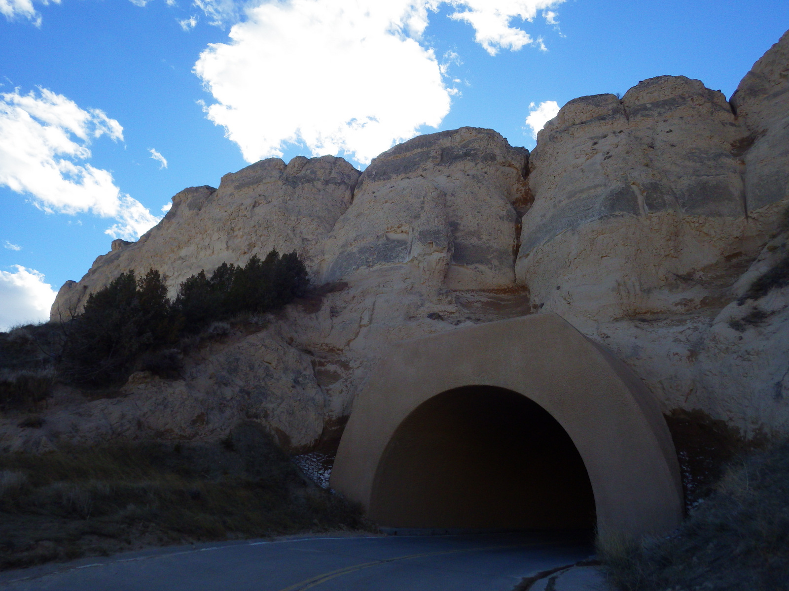 You can also drive to the top (there are three tunnels)