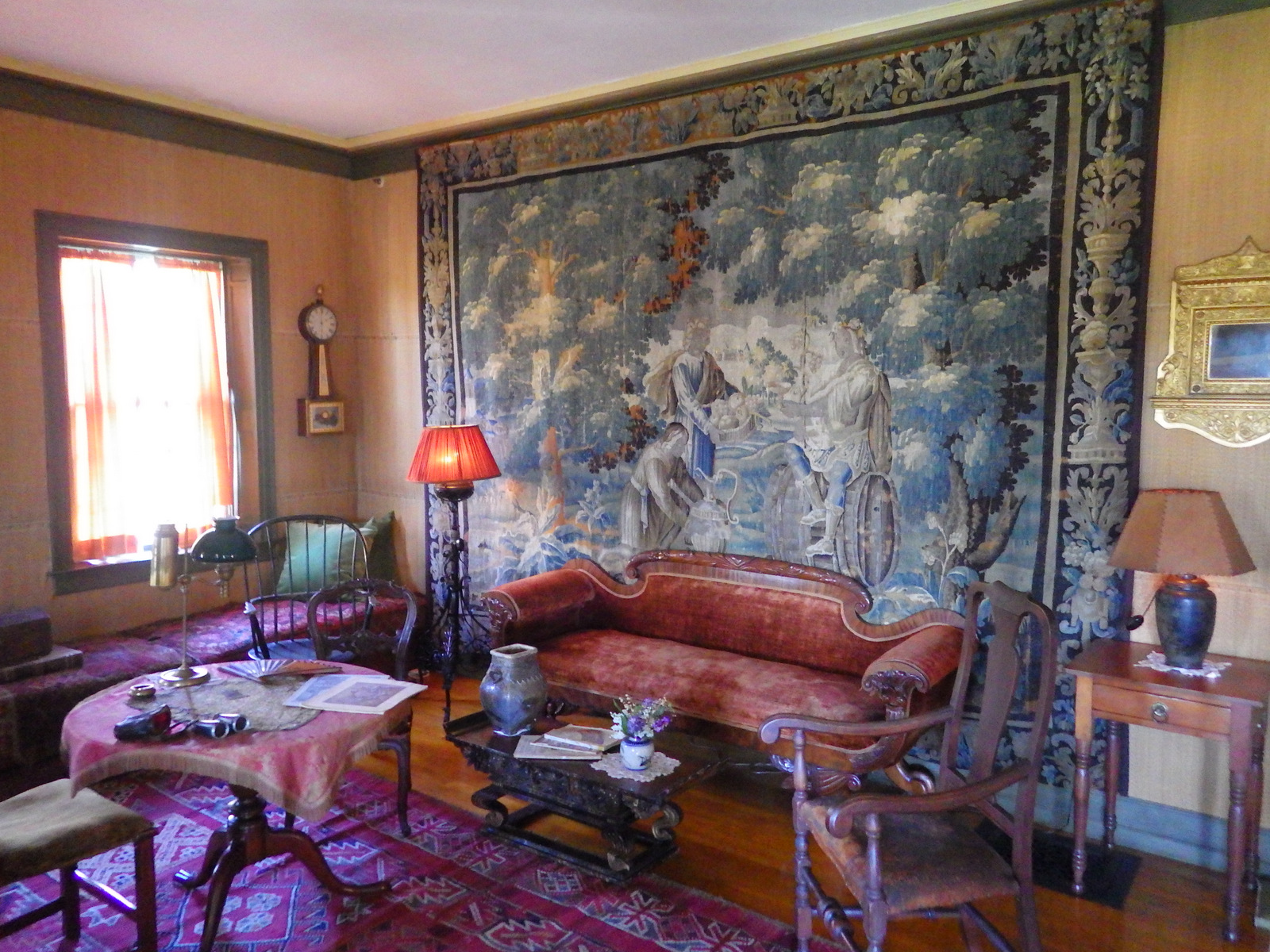 Tapestry inside Saint-Gaudens house