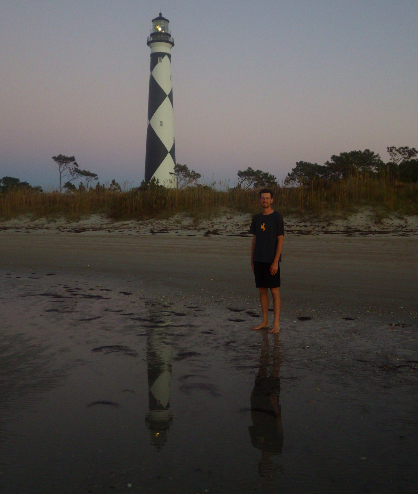 Lighthouse reflection