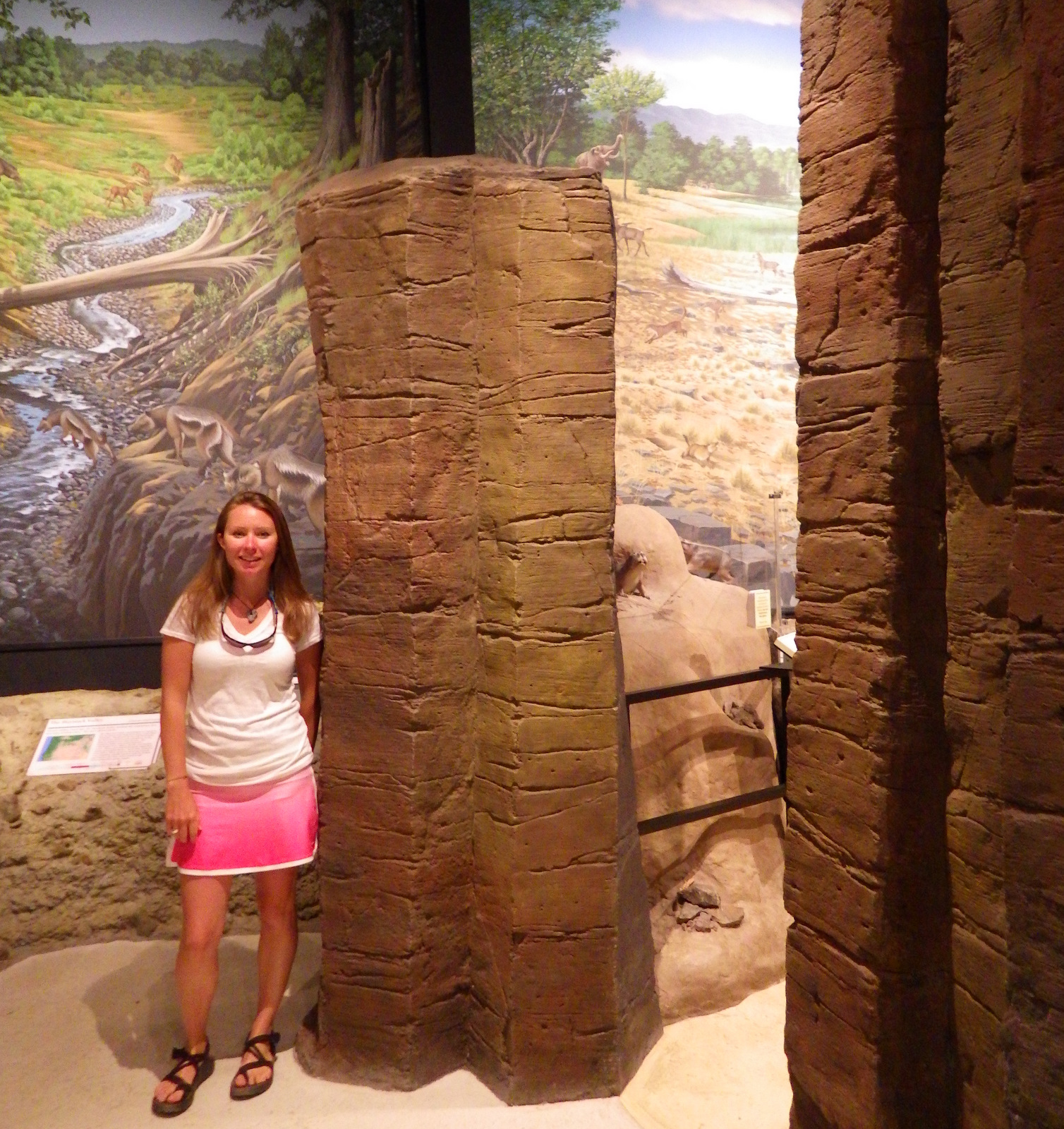 Rock formations like the ones at Devils Postpile NM
